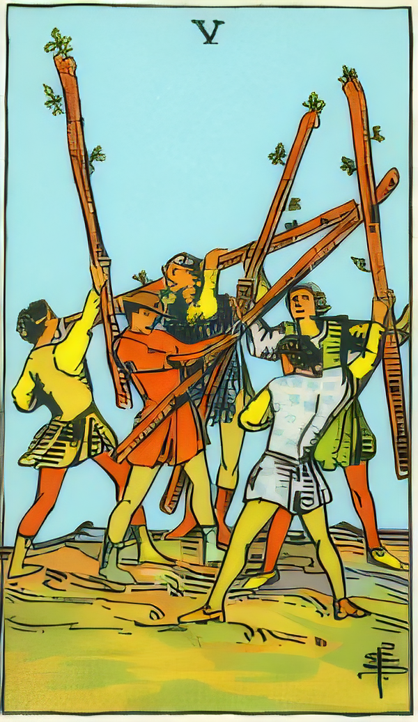 Five of Wands