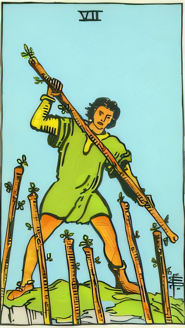 Seven of Wands